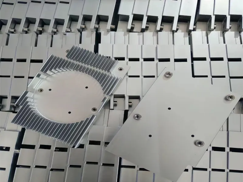 machining heat sink fins