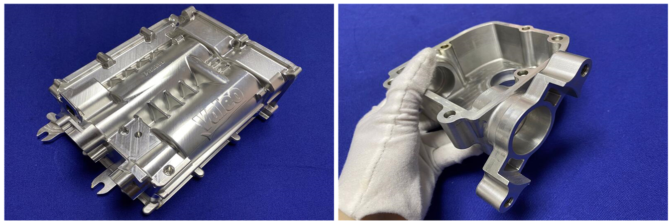 Aluminum CNC machined auto parts with high precision finishing