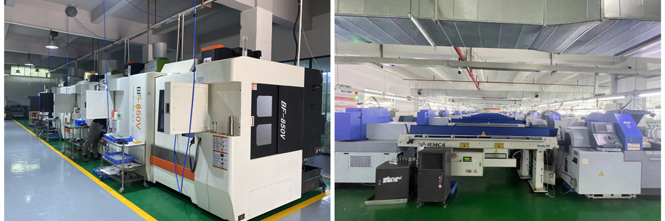 CNC machining aluminum factory producing precision machined aluminum parts