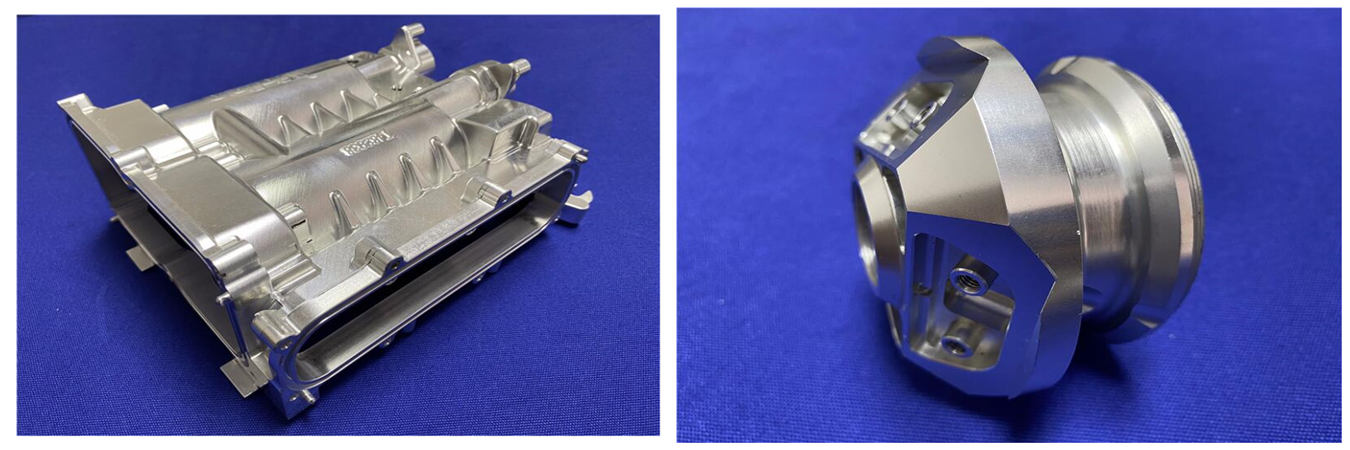 5 axis CNC machined precision metal part for complex geometry applications