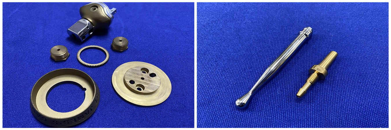 Brass CNC machined parts for precision electrical and industrial components
