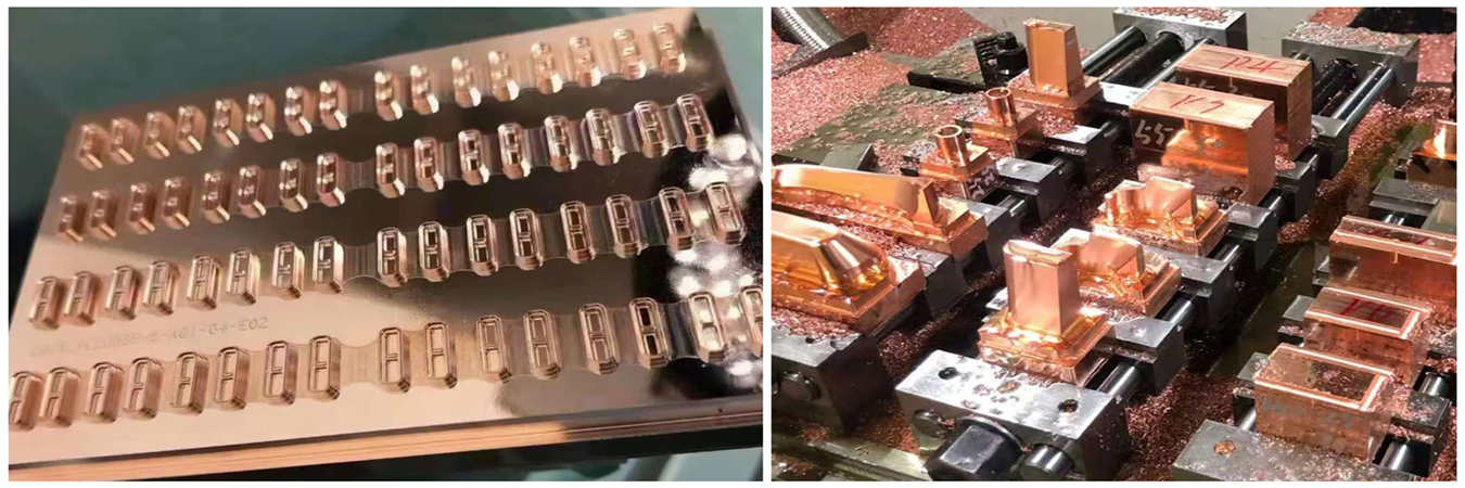 Precision copper machining parts for electrical and electronic components