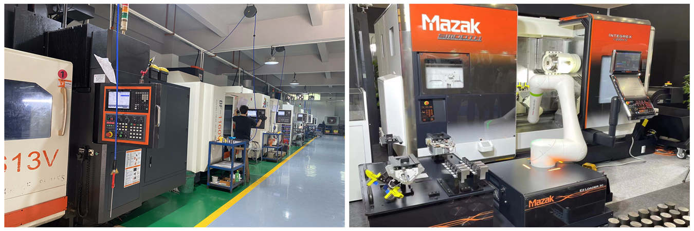 5-axis CNC machine shop producing complex precision machined parts