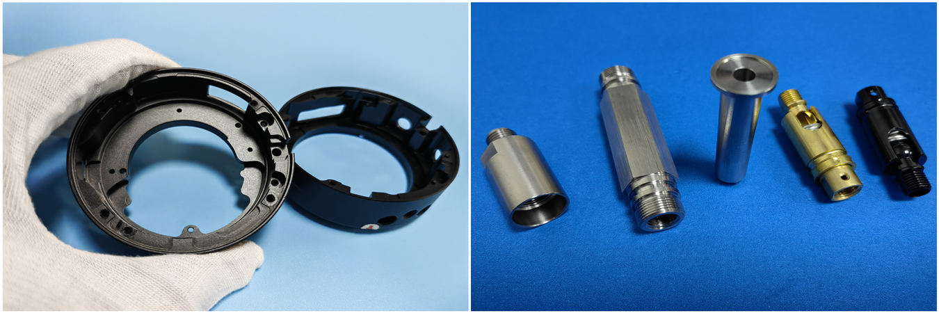 precision CNC machined optical parts for medical and industrial applications