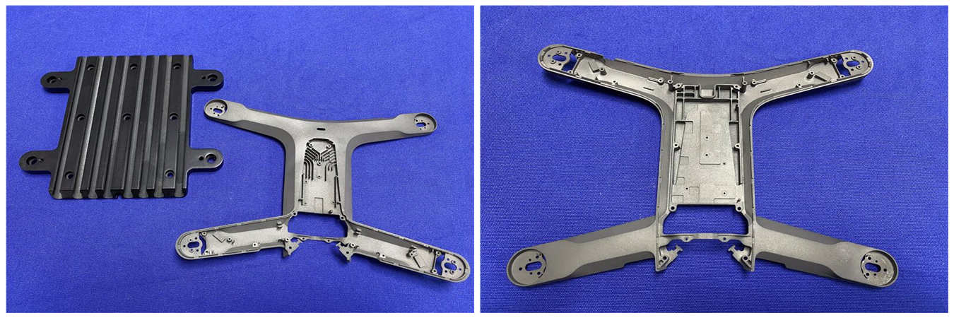 Precision CNC machined drone parts for aerospace and electronics applications