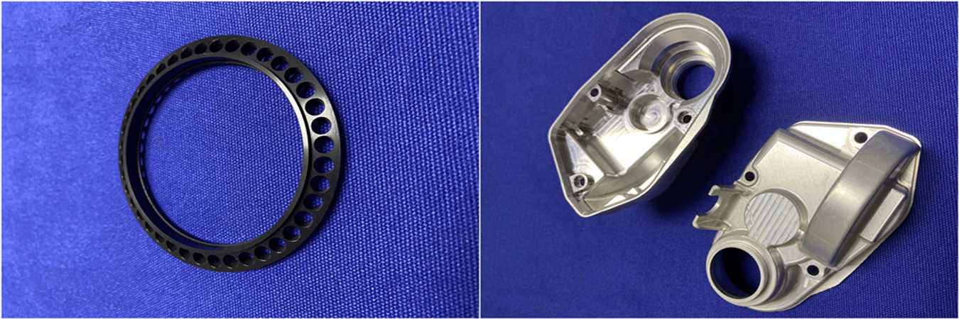 CNC machined robotics parts for industrial automation