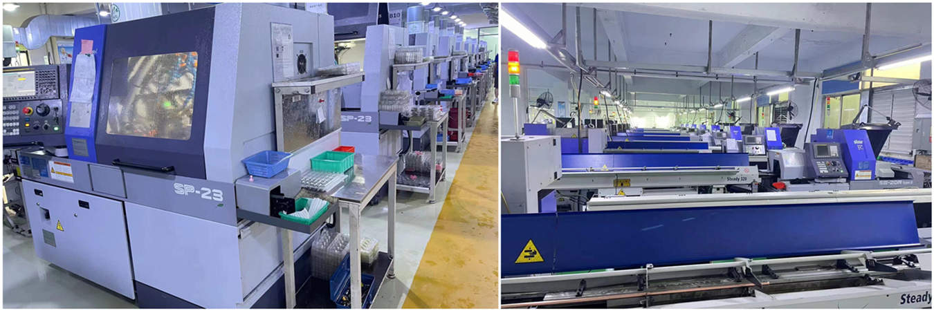 high volume CNC Swiss machining for precision small parts production