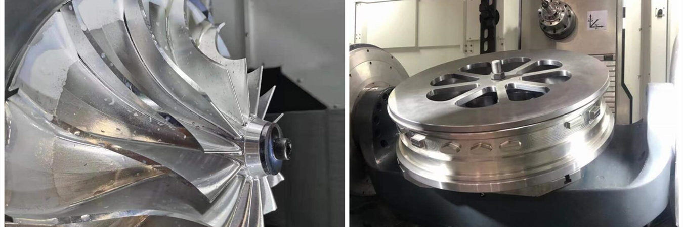 5 axis milling impeller machining for precision metal components