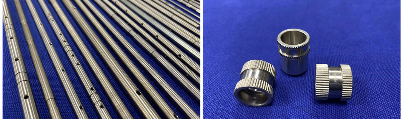 High-precision CNC turned stainless steel components for demanding environments