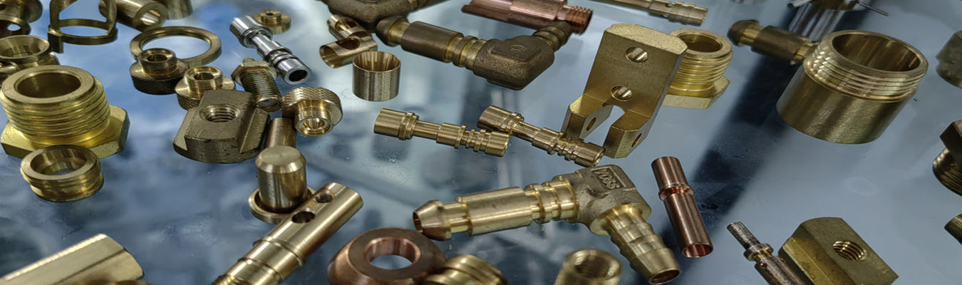 Custom precision brass fittings for plumbing and fluid systems