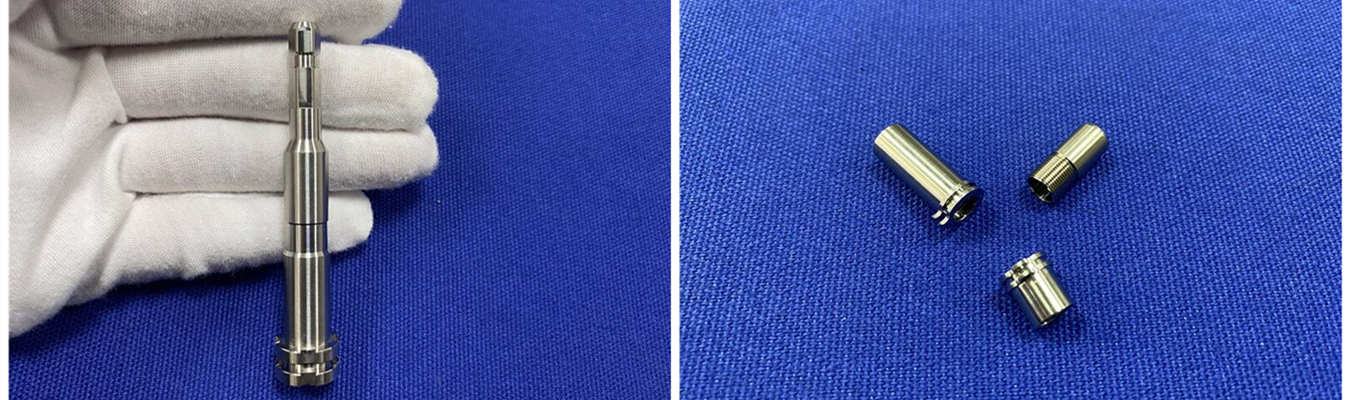 High-precision titanium screw machine components for aerospace and industrial applications