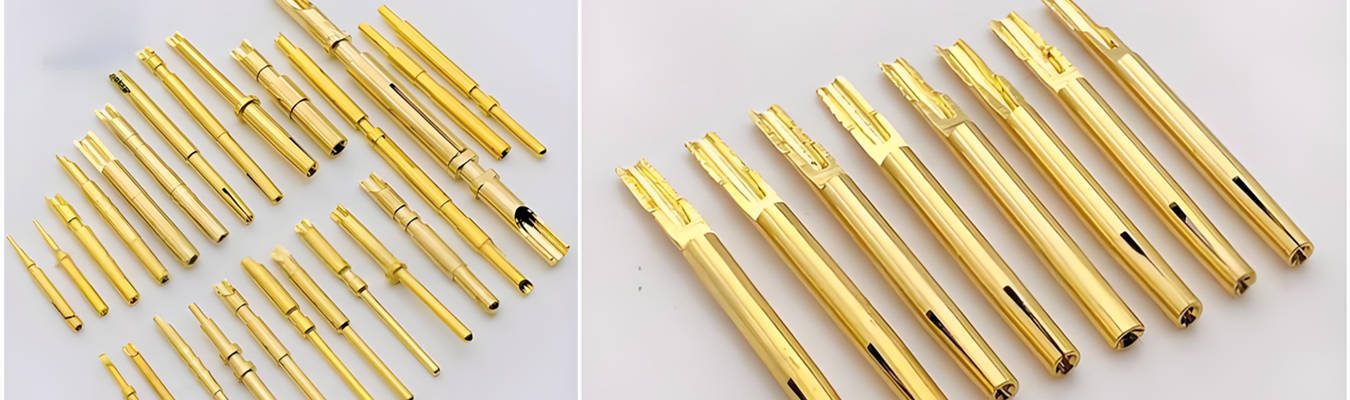 High precision brass contact pins for electrical connectors