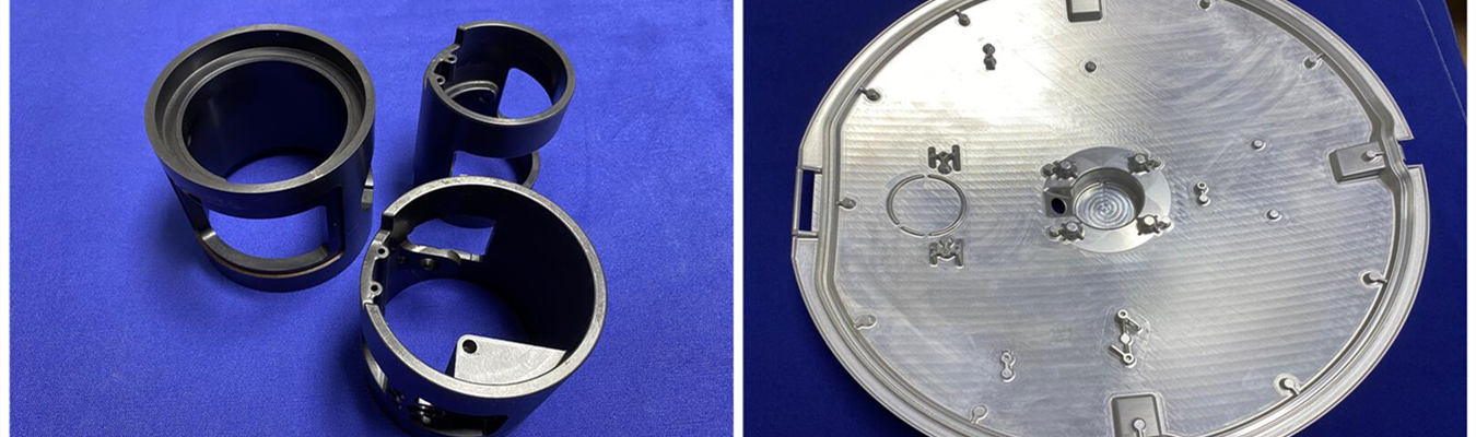 CNC machining metal parts including aluminum, stainless steel and brass components