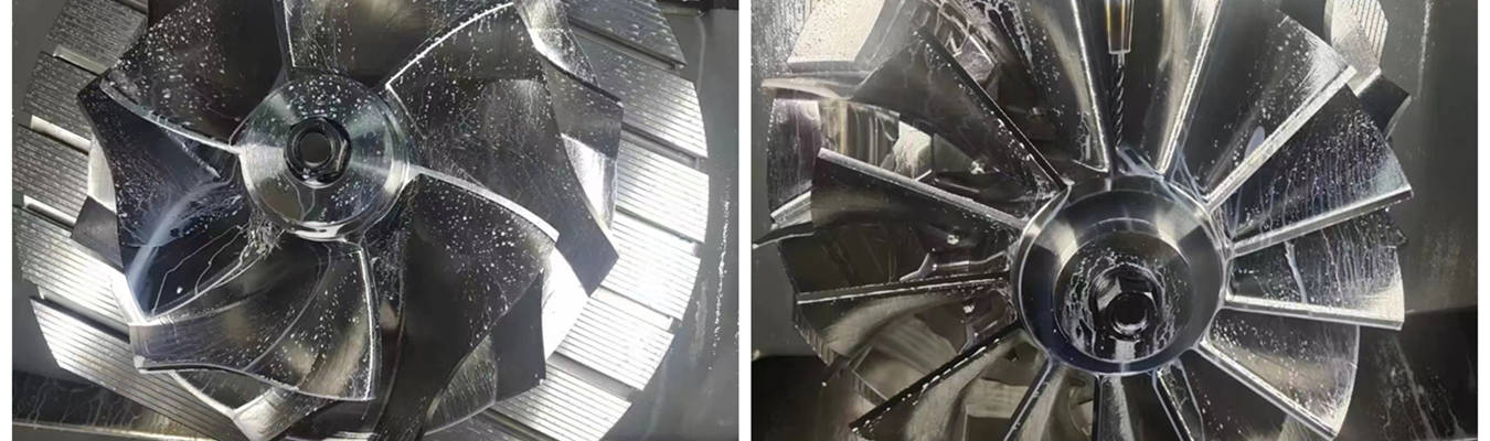 CNC machining impeller with high precision multi-axis milling