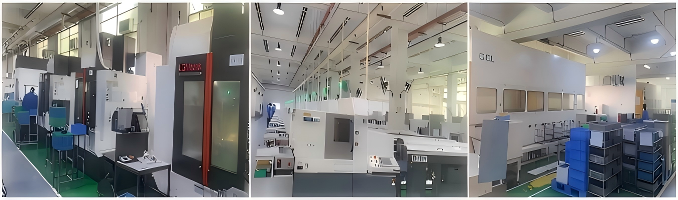 high volume CNC machine shop with automated machining and large scale production capacity