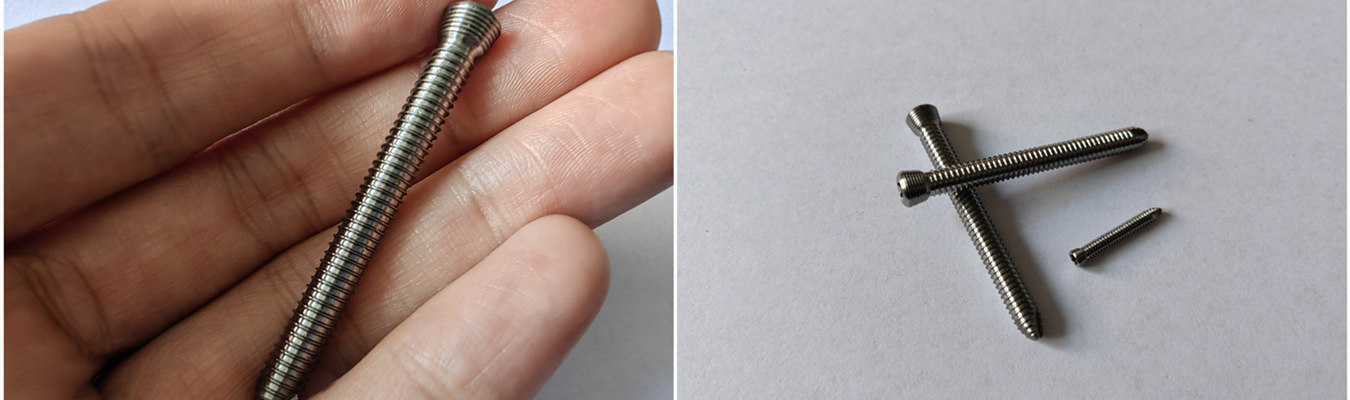 Medical Titanium Bolt Manufacturing with Precision Swiss Turning Medical titanium bolt manufacturing using precision swiss turning for custom medical titanium screws and OEM medical fasteners
