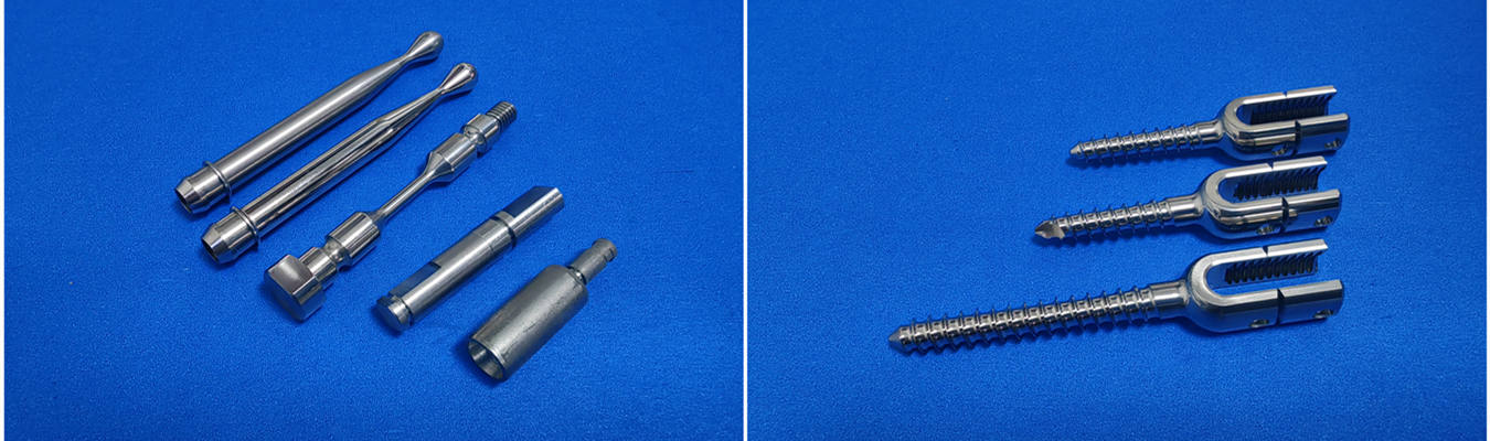 Precision Turned Titanium Hardware with Swiss Machining Precision turned titanium hardware and swiss machined titanium parts for aerospace, medical, and high tolerance fastening applications