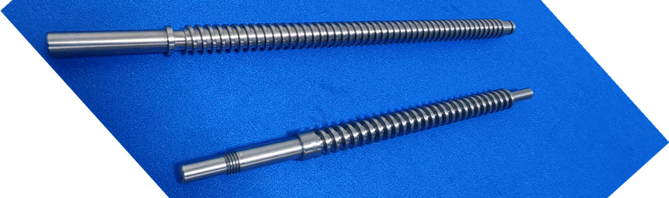 Precision Threaded Shaft – CNC Swiss Machined Shaft Components Custom precision threaded shaft manufactured using CNC Swiss machining for high accuracy industrial applications
