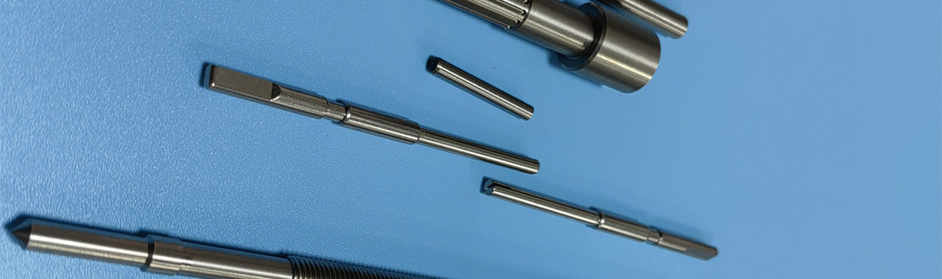 Custom miniature shafts manufactured using CNC Swiss machining for precision medical, electronic and industrial applications