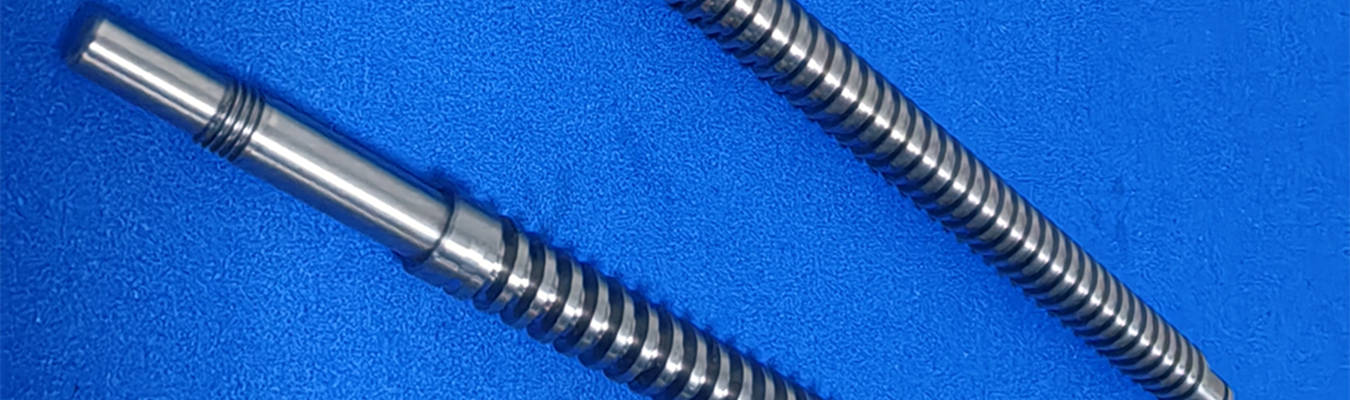 Stainless steel mini shaft manufactured with CNC turning and Swiss machining for corrosion resistant precision applications