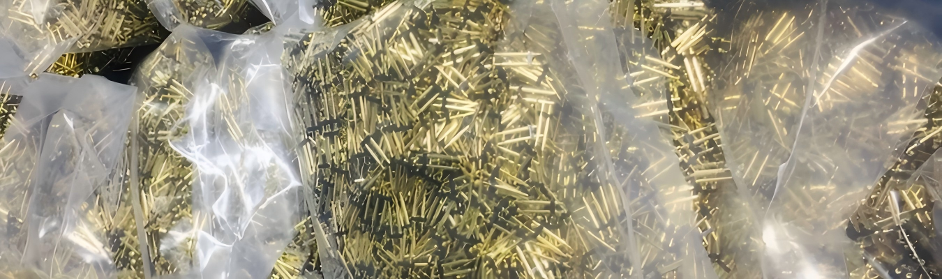 Sensor Contact Pin Production – High Precision Swiss Machining Sensor contact pin production using Swiss machining technology for tight tolerance electrical connector and sensor components