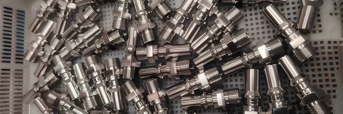 Precision CNC Turn-Mill for Liquid Cooling Connectors custom liquid cooling fittings factory - high-volume CNC machining of SS316L connectors
