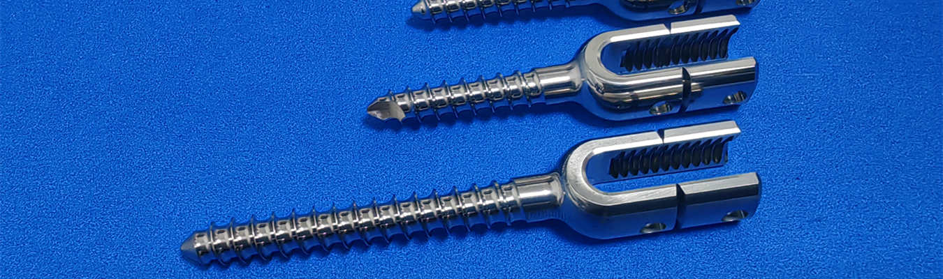 Surgical Bone Screws – Precision Orthopedic Implant Manufacturing Precision surgical bone screws manufactured for orthopedic implant applications with tight tolerance CNC machining