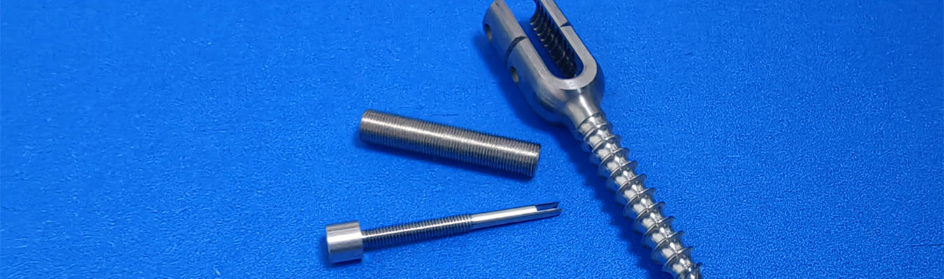 Titanium Surgical Implant Parts – Precision Medical Device Components Custom titanium surgical implant parts produced through precision CNC machining for medical device manufacturing