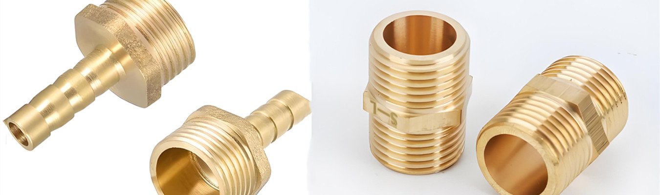 Industrial Brass Tube Fittings – Precision CNC Machined Brass Components Industrial brass tube fittings manufactured with precision CNC machining for hydraulic, pneumatic, and industrial applications