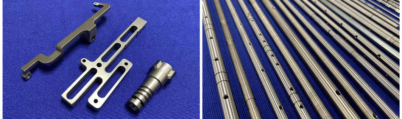 Precision CNC machining components manufacturer producing custom metal parts, including brackets, housings, and shafts for industrial equipment