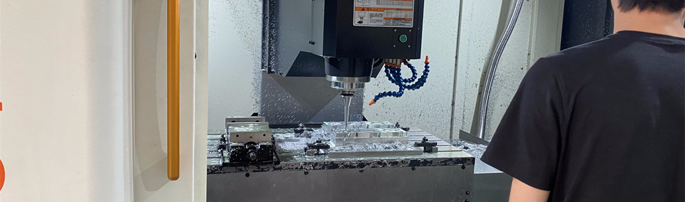 CNC milling operation for manufacturing precision machined components with tight tolerances and complex geometries
