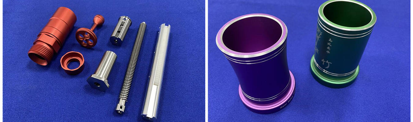 Precision aluminum parts manufactured through CNC milling and turning with tight tolerances for industrial applications