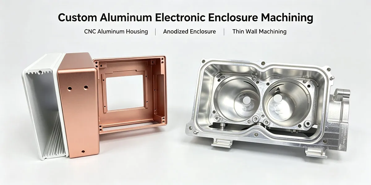 Custom Aluminum Electronic Enclosure Machining – CNC Parts Custom aluminum electronic enclosures manufactured with CNC machining for protective electronic equipment housings