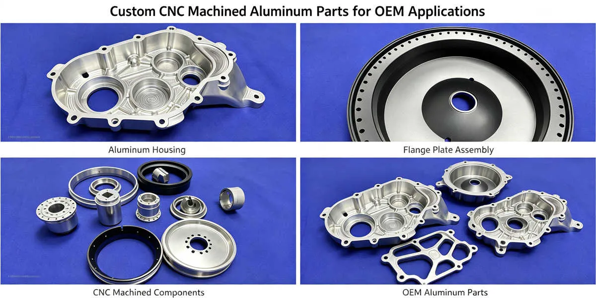 Custom Aluminum Machining Components – CNC Precision Parts Custom aluminum machining components produced with CNC milling and turning for industrial applications