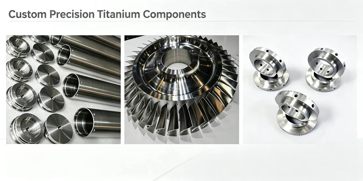 Custom Precision Titanium Components – CNC Machining Custom precision titanium components manufactured with CNC machining for demanding engineering applications