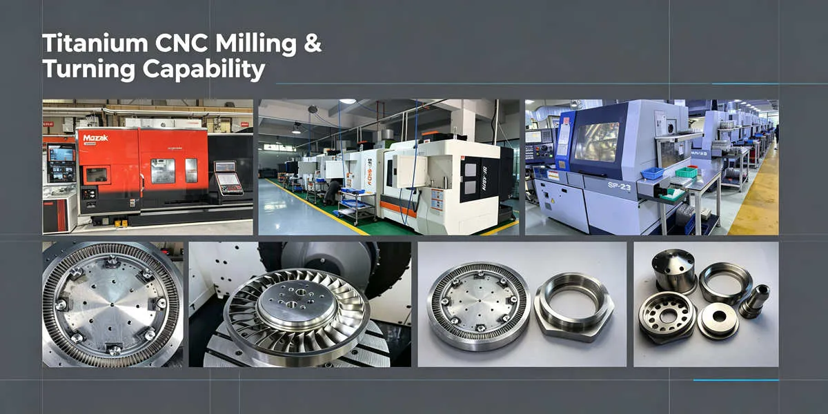 Titanium CNC Milling and Turning – Precision Machining Process Titanium CNC milling and turning process for producing complex titanium parts with high accuracy and excellent surface quality