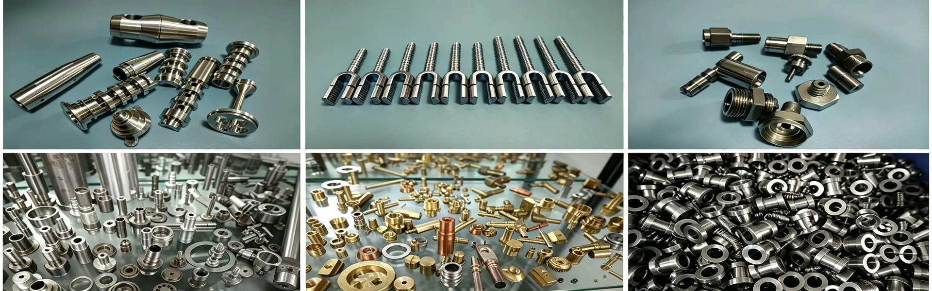Materials used for Swiss machined components including stainless steel, aluminum, brass and other engineering metals