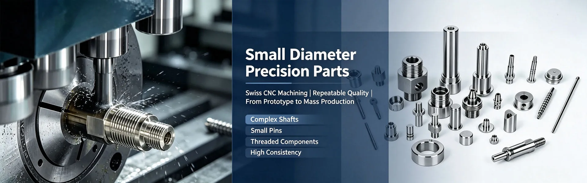 CNC Precision Pins and Shafts – Custom Machined Components CNC precision pins and shafts manufactured for high accuracy industrial and mechanical applications