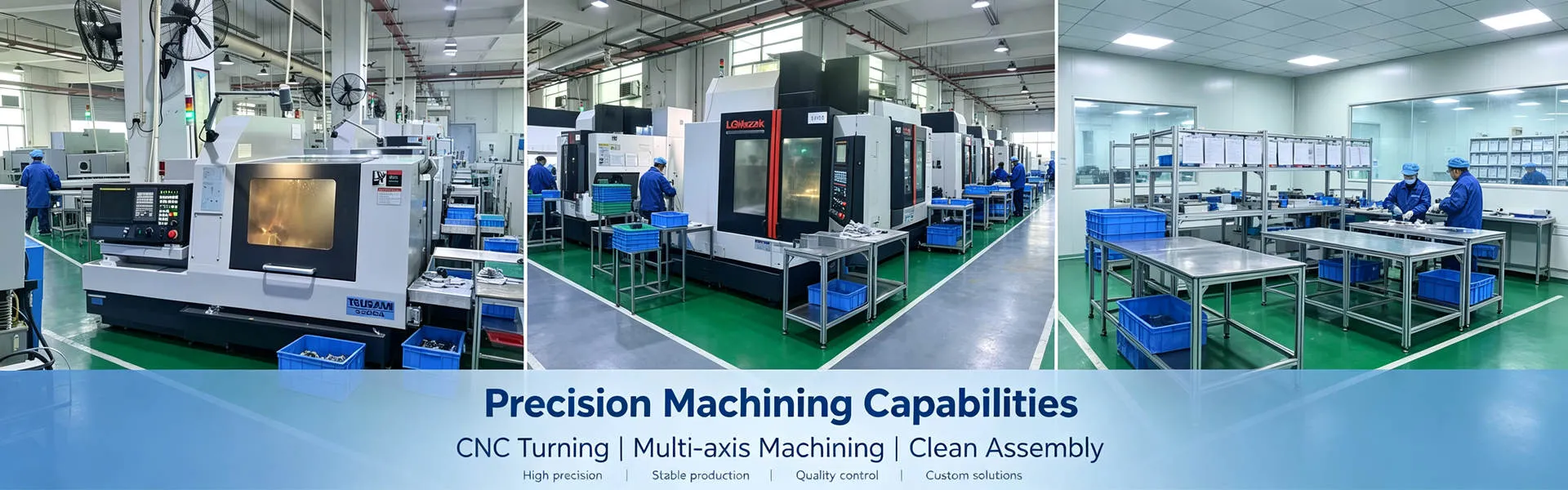 Precision Machining Capabilities for Connectors and Fittings Precision machining capabilities for custom connectors and fittings including CNC turning, Swiss machining and tight tolerance manufacturing