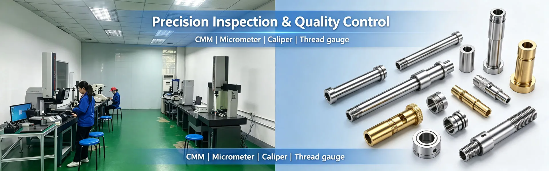 Precision Pins and Shafts Quality Inspection Quality inspection of precision pins and shafts to verify dimensional accuracy, tolerances and surface finish