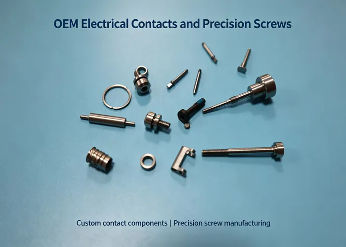 Custom Electrical Contacts and Precision Screws for OEM Applications