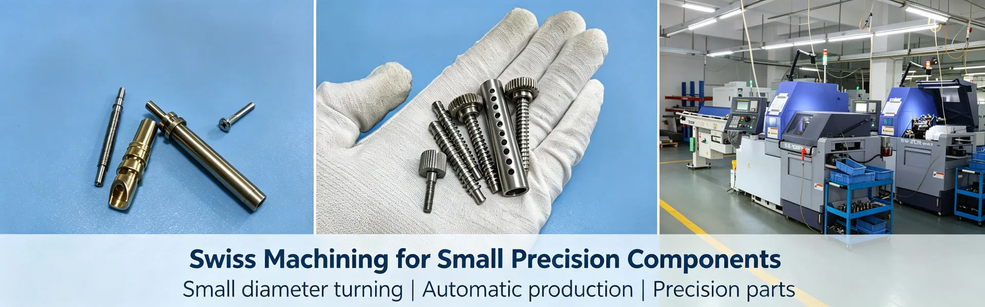 Swiss Machining Electrical Contacts and Precision Screws Swiss machined electrical contacts and precision screws manufactured for high accuracy electrical and electronic components