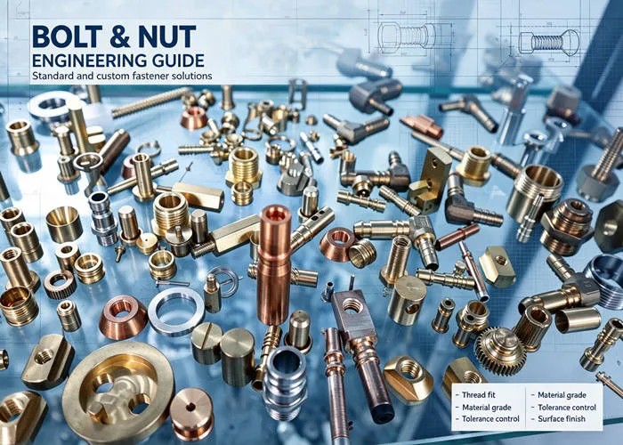How to Specify Custom Bolts and Nuts for CNC Manufacturing
