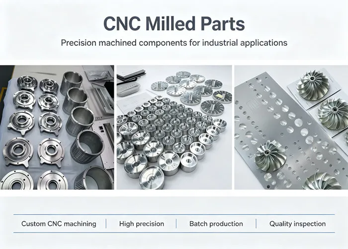 CNC Milling Parts We Manufacture