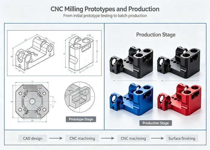 Custom CNC Milling Services for Prototypes and Production
