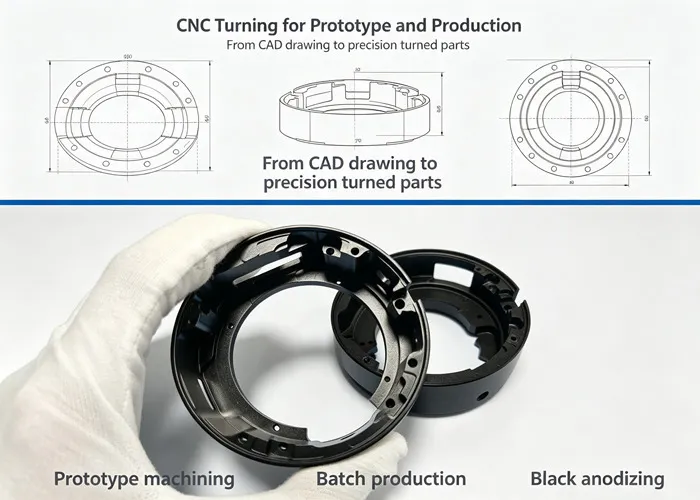 Custom CNC Turning Services for Prototype and Production