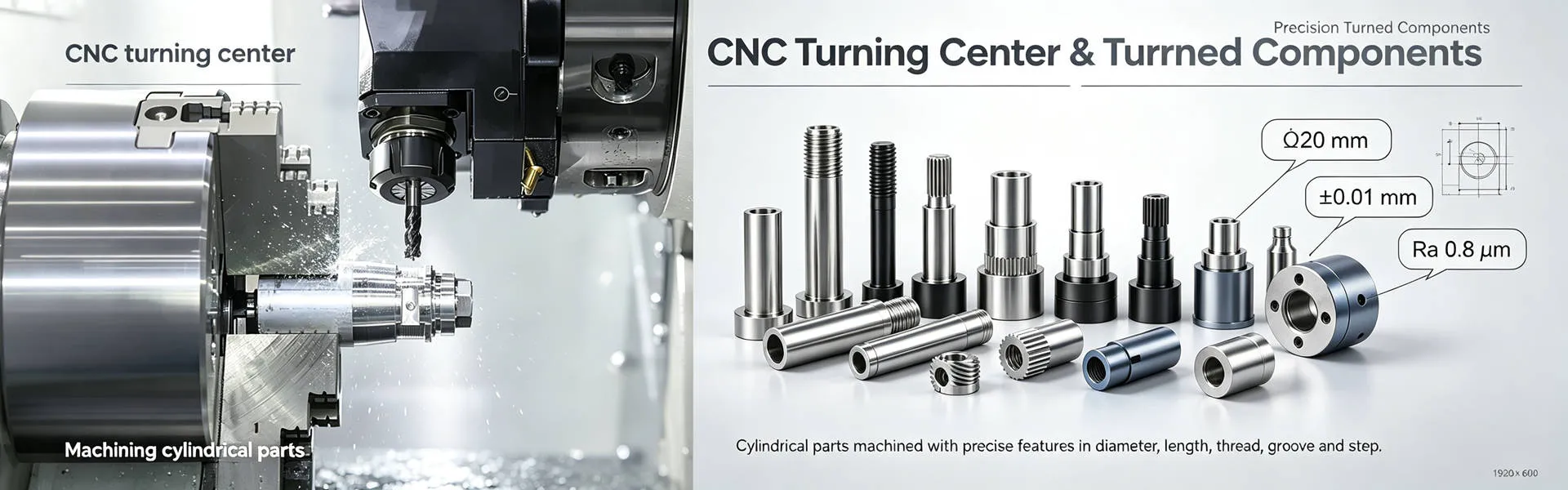 CNC turning tolerances for precision machined components with accurate dimensions and tight tolerance requirements