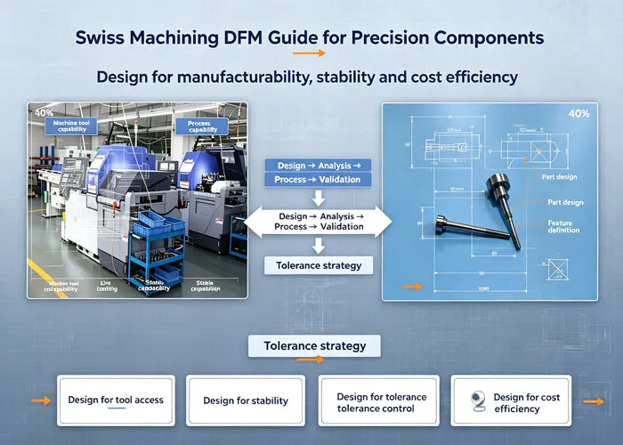 Swiss Machining DFM Guide: Design Considerations for Precision Components