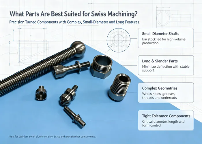 What Parts Are Best Suited for Swiss Machining?
