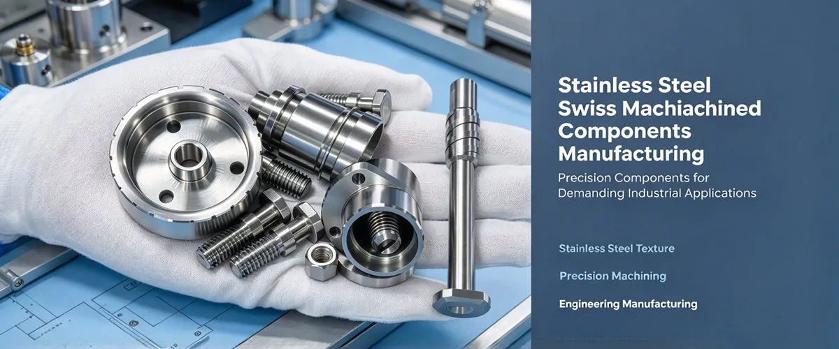 Stainless Steel Swiss Machining Guide Stainless steel Swiss machining guide covering materials, processes, challenges and solutions for precision components